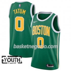 Canotte Bambino Boston Celtics Jayson Tatum 0 2018-19 Nike Verde Swingman